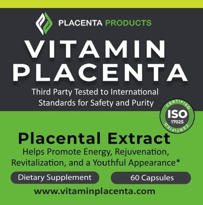 Vitamin Placenta 3-Pack of Placenta Capsules - Vitamin Placenta