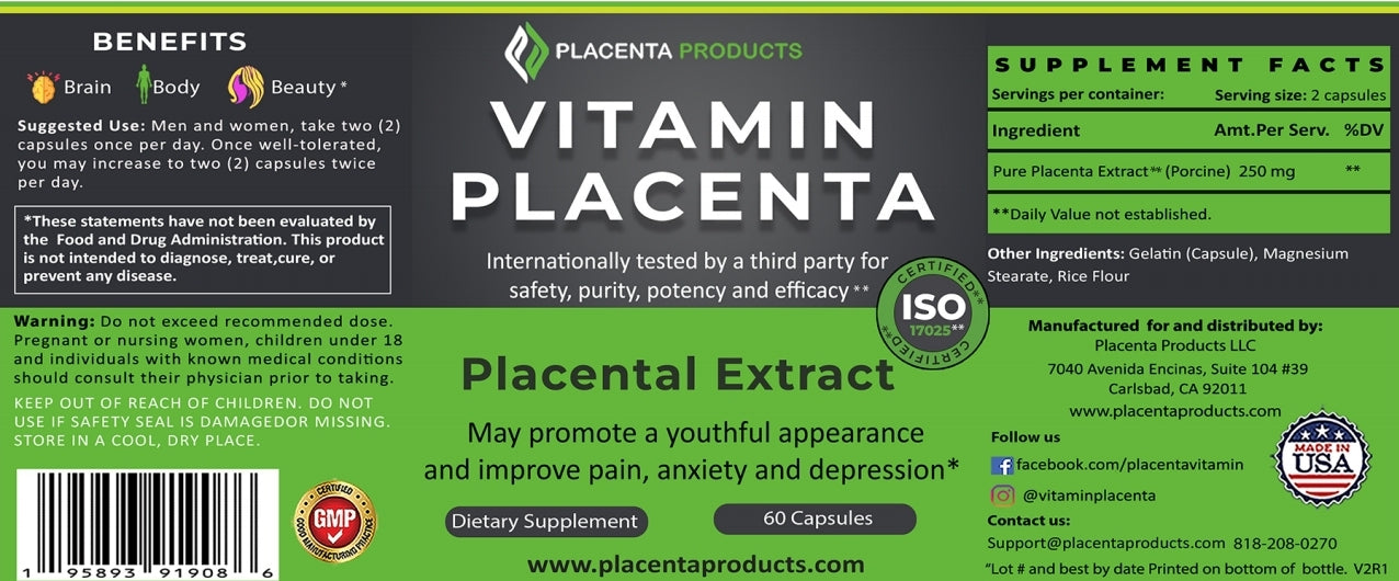 Placenta Pills - Vitamin Placenta